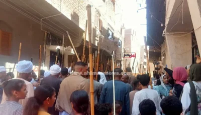 مسيرة بالشوم والعصا والمدح تجوب شوارع الاقصر احتفالا بالمولد النبوي