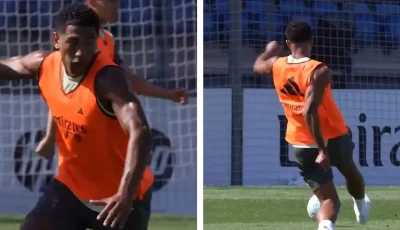 فيديو: بيلينغهام يعلن عودته بهدف رائع في التدريبات